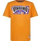 Vingino T-shirt Hefor Jongens T-shirt - Soda Orange - Maat 140