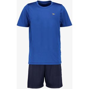 Dutchy tweedelige kinder sport set donkerblauw - Maat 140