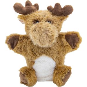 Cute since 1999 Rendier Handpop - Handpop voor poppenkast - Handpoppen dieren - 24cm x 20cm