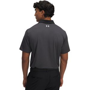 Under Armour Heren T2G Printed Polo-Black/Halo Gray