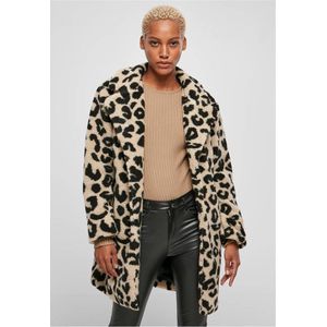 Urban Classics - Oversized AOP Leopard Sherpa Jas - XXL - Multicolours