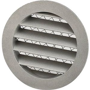 Muur rooster 315mm buitenlucht aluminium - EL-A-RLP315