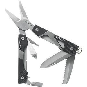 Gerber multitool Splice Pocket Tool mini - Zilver-Zwart