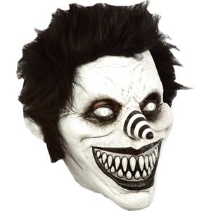 Partychimp Volledig Hoofdmasker Halloween Masker Creepypasta: Laughing Jack voor bij Halloween Kostuum Volwassenen - Latex