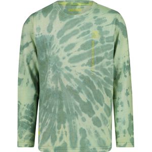 4PRESIDENT T-shirt jongens - Green Tie Dye - Maat 140