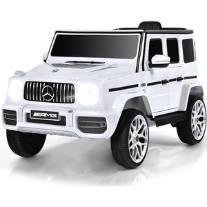 Mercedes G63 sport Elektrische Kinderauto - LED-Verlichting - MP3 - Accu Auto - Sterke Accu - Afstandbediening - Wit