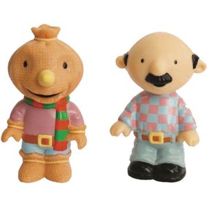 Bob de Bouwer Speel Figuren Spud en Boer Nijhof – 8x4x4cm | Kinderspeelgoed voor Jongens en Meisjes | Plastic Speeltjes voor Kinderen