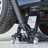 Datona® - Aluminium Krik - 1,5 ton - Licht Gewicht - Mat Zwart