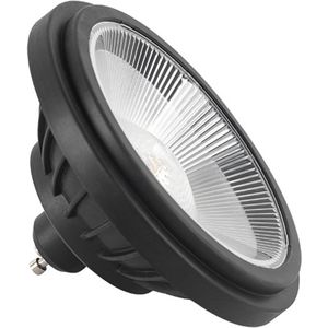 LED ES111 GU10 12W 1040lm 2700K 40º Dimbaar Ø11.1cm Zwart | GU10 | Extra Warm Wit | 12 watt | 30.000 Branduren