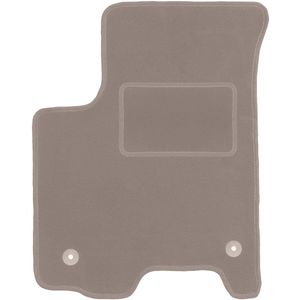 Beige bestuurdersmat voor: Daewoo Kalos hatchback, sedan (2002-2011)