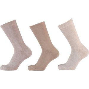 6-Pack Biologisch Katoenen Sokken 158060000 Apollo - Unisex - Beige - 39-42