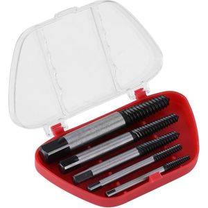5 Stks Gebroken Schroef Extractor Bit - Beschadigde Schroef Verwijder Set - Bout Gemakkelijk Verwijderen Gereedschap met Doos .