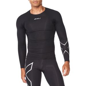 2xu Compressieshirt Core Heren Nylon/lycra Zwart Maat Xl