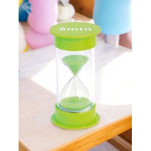 Zandloper 12.5 cm, 5 minuten groen