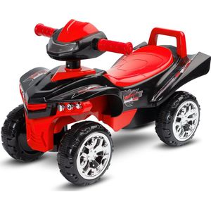 Baby Nora Toyz Loopwagen Mini Raptor Quad - Rood - Looptrainer - Loopwagen - Baby Walker