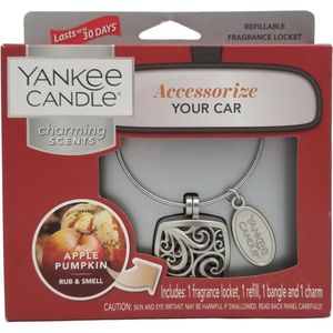 Yankee Candle - Auto Luchtverfrisser parfum - Metalen armband - Appel Pompoen Charming Scents