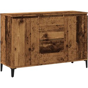 vidaXL - Dressoir - 102x35x70 - cm - bewerkt - hout - oud - houtkleurig