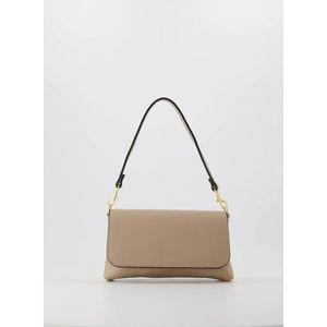 Lara Leather Clutch Crossbody Bag Taupe