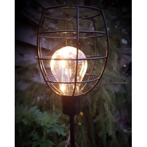 Countryfield Solarlamp tuinsteker roest-L11,5 B11,5 H90CM