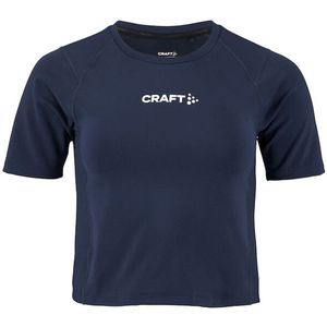 Craft Rush 2.0 Crop Top Dames - Marine | Maat: S