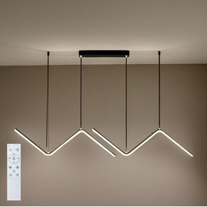 EFD Lighting HL03 - Hanglamp - Modern - Zwart - Dimbaar - Verstelbaar - LED - Hanglampen Eetkamer, Woonkamer