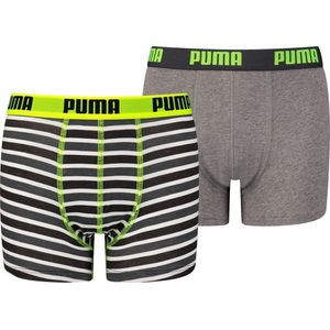 PUMA Jongens Basic Stripe Boxershort - Maat 122/128