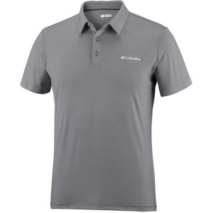 Columbia Triple Canyon Tech Poloshirt Met Korte Mouwen Grijs S Man