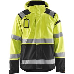 Blåkläder 4987-1987 Shell jack High Vis ongevoerd Geel/Zwart maat XXXL