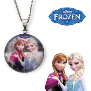 Disney Frozen Ketting - Anna en Elsa - ketting - Cadeau - Sieraad - Sieradendoosje