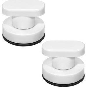 Draagbare Zuignap Handgrepen voor Glad Glas en Tegels - 2 Stuks