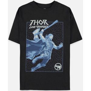 Marvel Thor Dames Tshirt -S- Love and Thunder Zwart