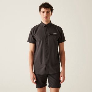T-shirt Korte Mouwen Wandelen Heren Waterafstotend