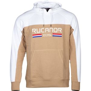 Rucanor Trevor Sweater Hoodie Heren Wit/beige Maat M