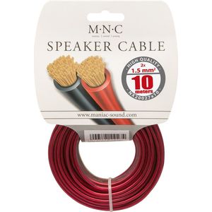 Luidsprekerkabel - Speakerkabel - Audiokabel 10m - 10 meter - 2 x 1,5 mm² - NX20027X10