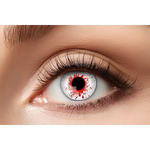 Partyxclusive Contactlenzen Bloodshot (poly-)hema Rood