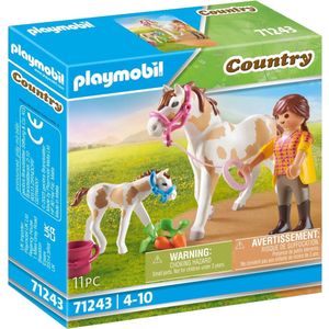 PLAYMOBIL Country Paard met Veulen - 71243