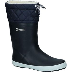 Aigle Giboulee Regenlaarzen - Rubber Laarzen - Meisjes - Blauw - Maat 27