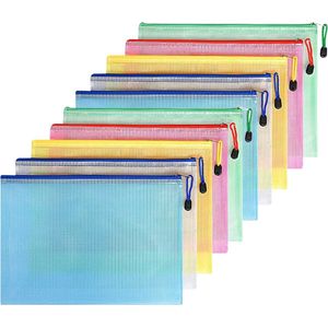 Inovra ® Handige Opbergmappen Met Ritssluiting Voor Documenten En Accessoires