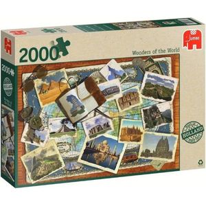 Jumbo Premium Collection Puzzel Wonders of the World - Legpuzzel - 2000 stukjes