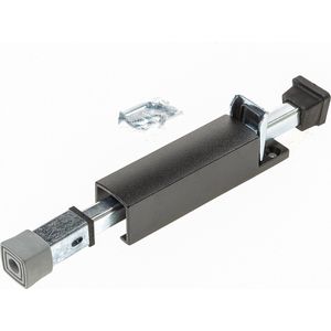 Deurvastzetter Zwart Maximaal 90mm 242X37mm - 1216494