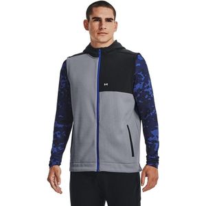 Under Armour Storm SweaterFleece Vest - Steel / Versa Blue / White