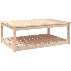 vidaXL Tuintafel - Grenenhout - 121x82,5x45 cm Tuin Tafel - Houten Tafel - Tuintafels - Buitentafel - Eetkamer Set