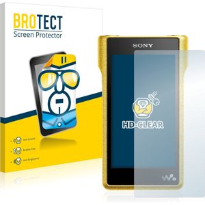 BROTECT - Screenprotector voor Sony Walkman NW-WM1A - Folie Beschermfolie transparant (2 Stuks)