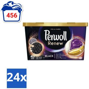 Perwoll - Wasmachinecapsules - Donkere Was - 19 Wasbeurten - Voordeelverpakking - 24 stuks