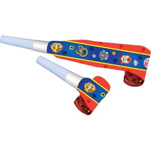 PAW Patrol - Roltongen - 30cm - Blauw/Geel - 8 stuks