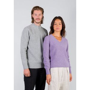 Loop.a Life | SOFT V-NECK SWEATER WOMEN | Lila