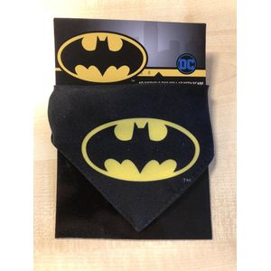 Hondenhalsband met Batman sjaal - Superhelden bandana - Zwart/Geel