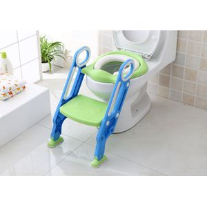 Parcura wc verkleiner met trapje | Toiletverkleiner & Opstapje voor peuter - Groen