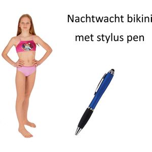 Nachtwacht Bikini - Purple girls. Maat 146/152 cm - 11/12 jaar met Stylus Pen.
