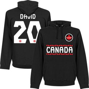 Canada David 20 Team Hoodie - Zwart - XXL